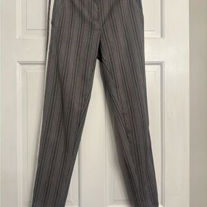 Classic Striped Black womens  Dress Pants